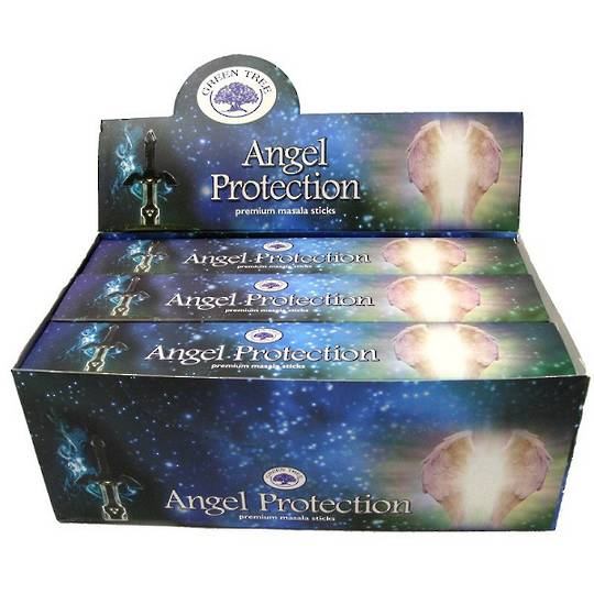 Green Tree Angel Protection Incense 15gm image 0